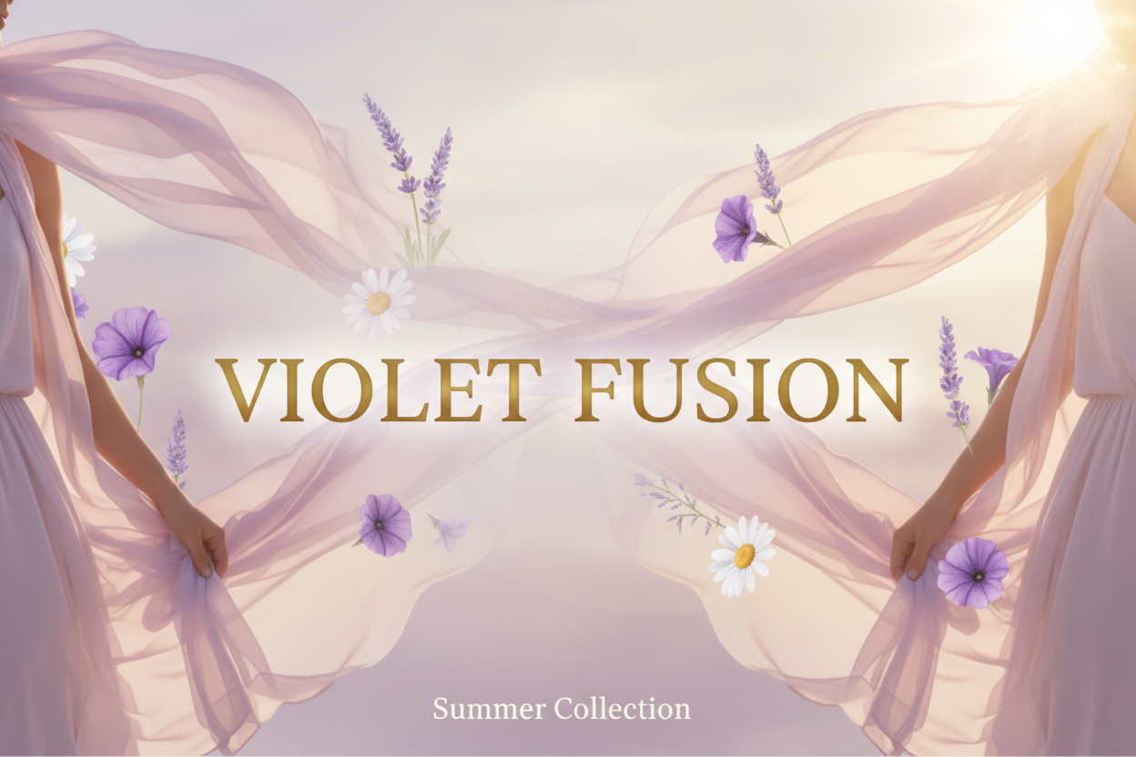 VIOLET FUSHION Summer Banner
